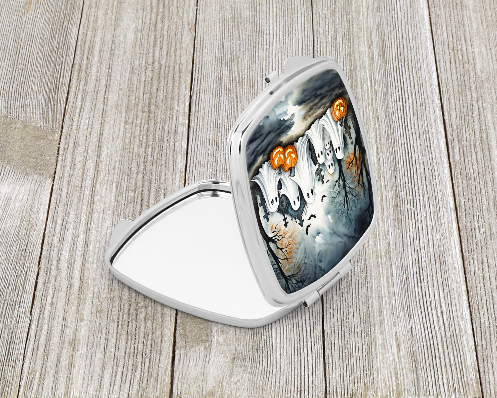 Ghosts Spooky Halloween Compact Mirror