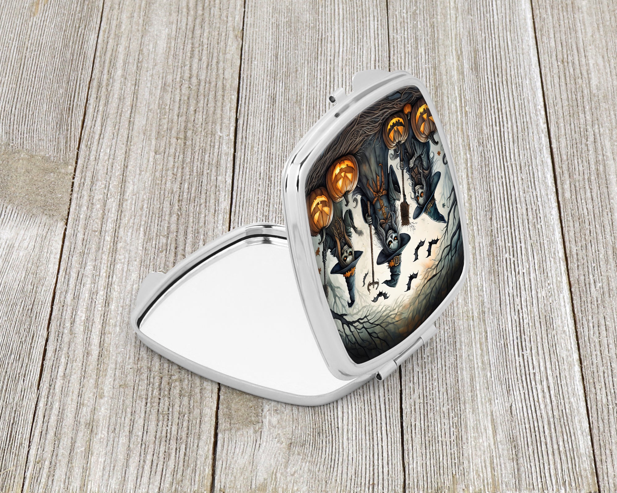 Witches Spooky Halloween Compact Mirror