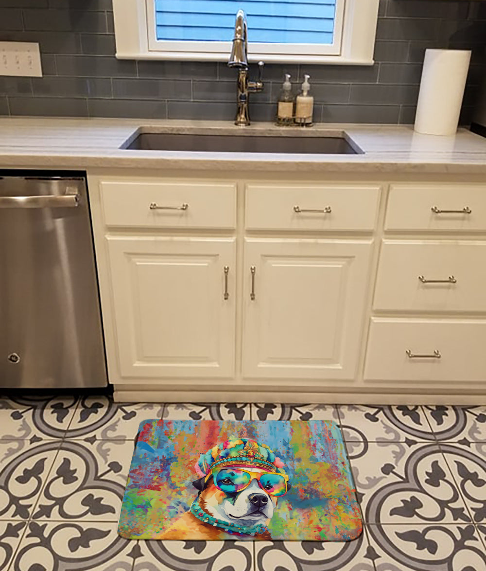 Buy this Akita Hippie Dawg Memory Foam Kitchen Mat