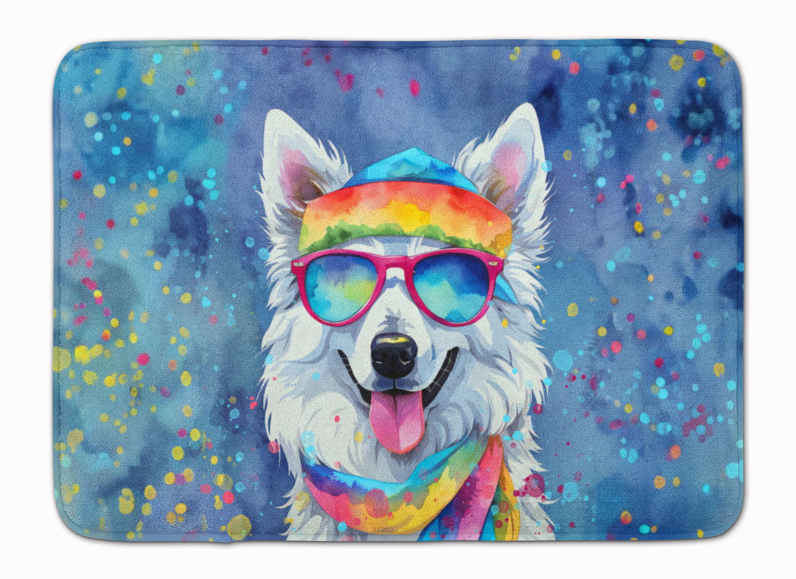 Buy this American Eskimo Hippie Dawg Memory Foam Kitchen Mat