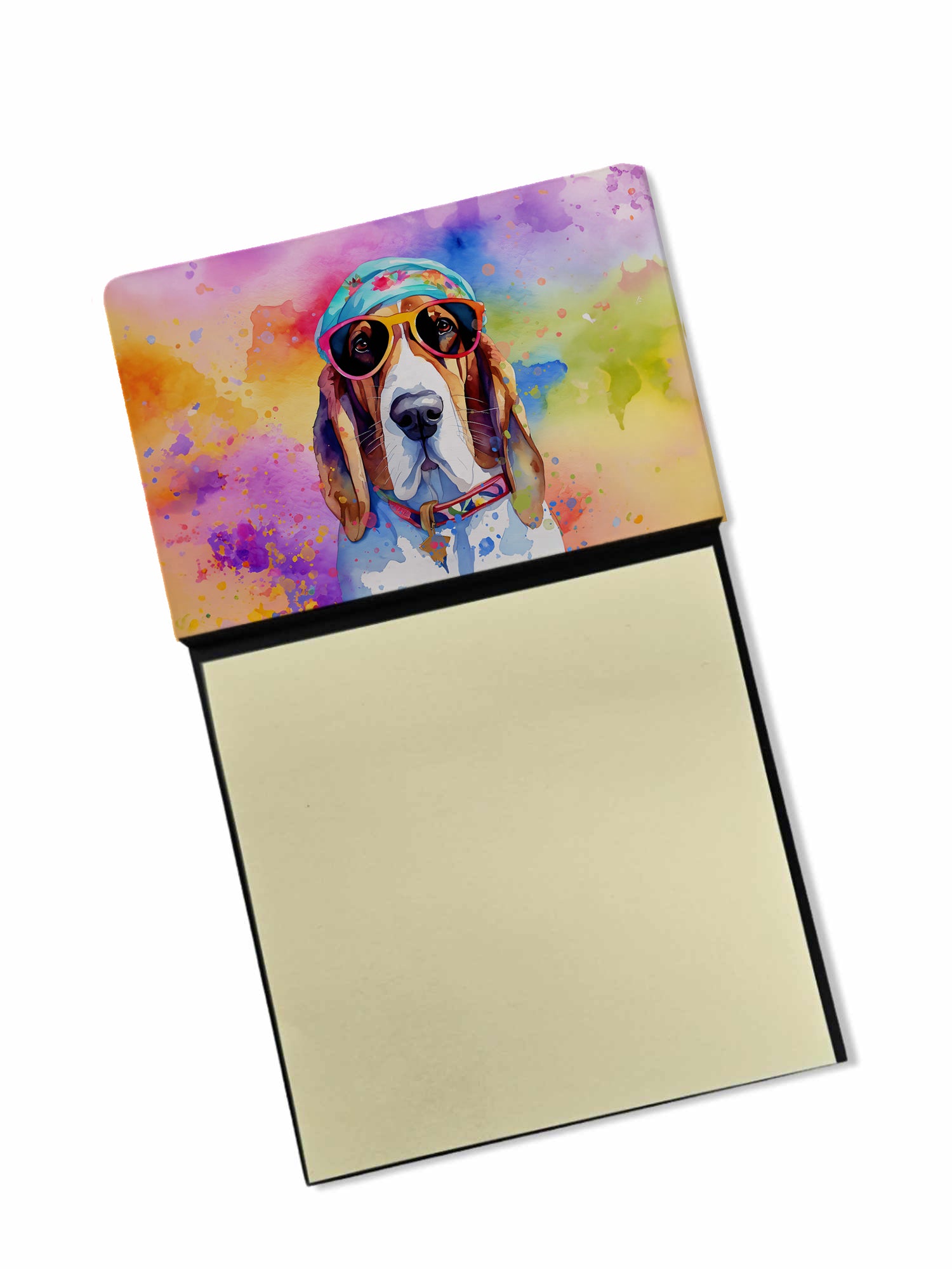 Buy this Basset Hound Hippie Dawg Sticky Note Holder