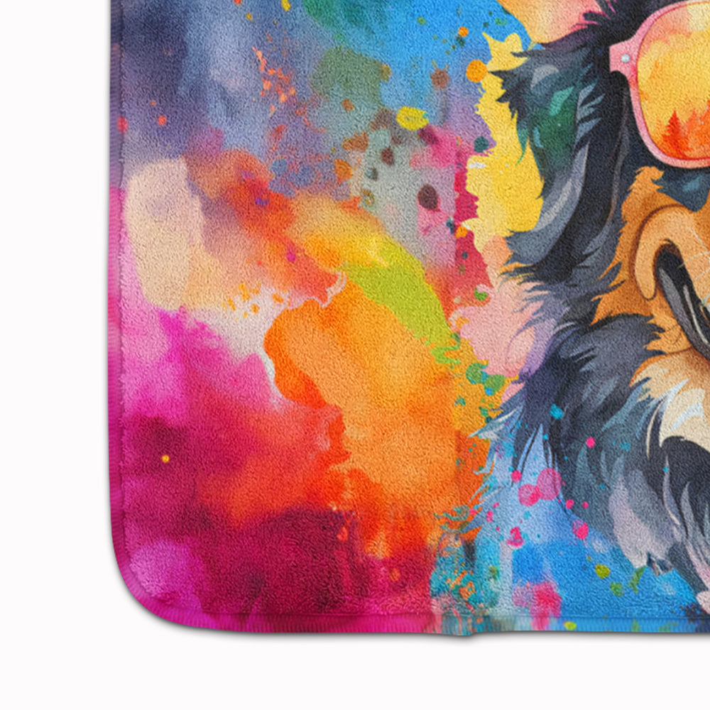 Bernese Mountain Dog Hippie Dawg Memory Foam Kitchen Mat