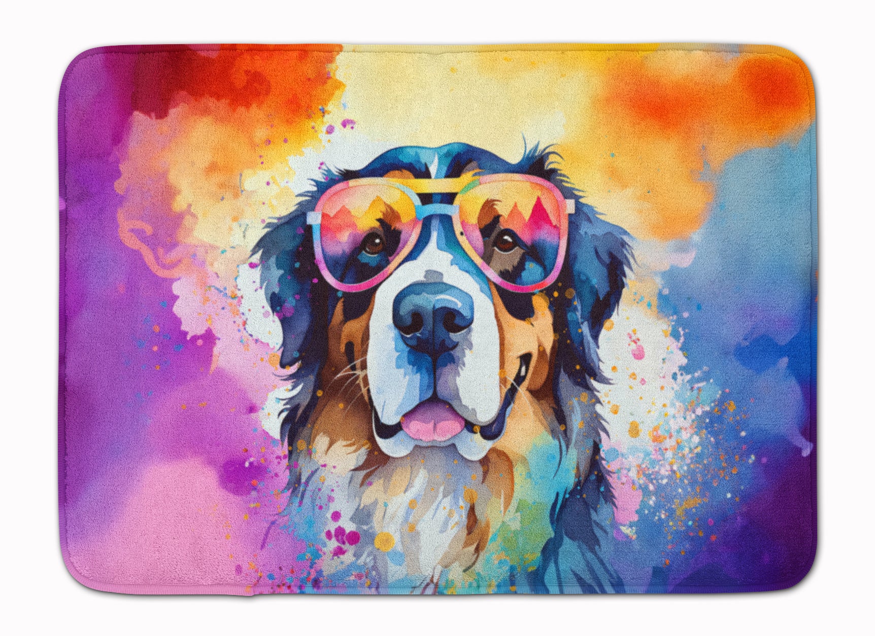 Buy this Bernese Mountain Dog Hippie Dawg Memory Foam Kitchen Mat