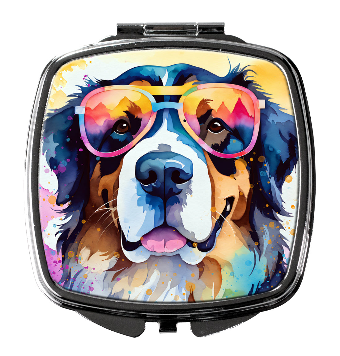 Buy this Bernese Mountain Dog Hippie Dawg Compact Mirror