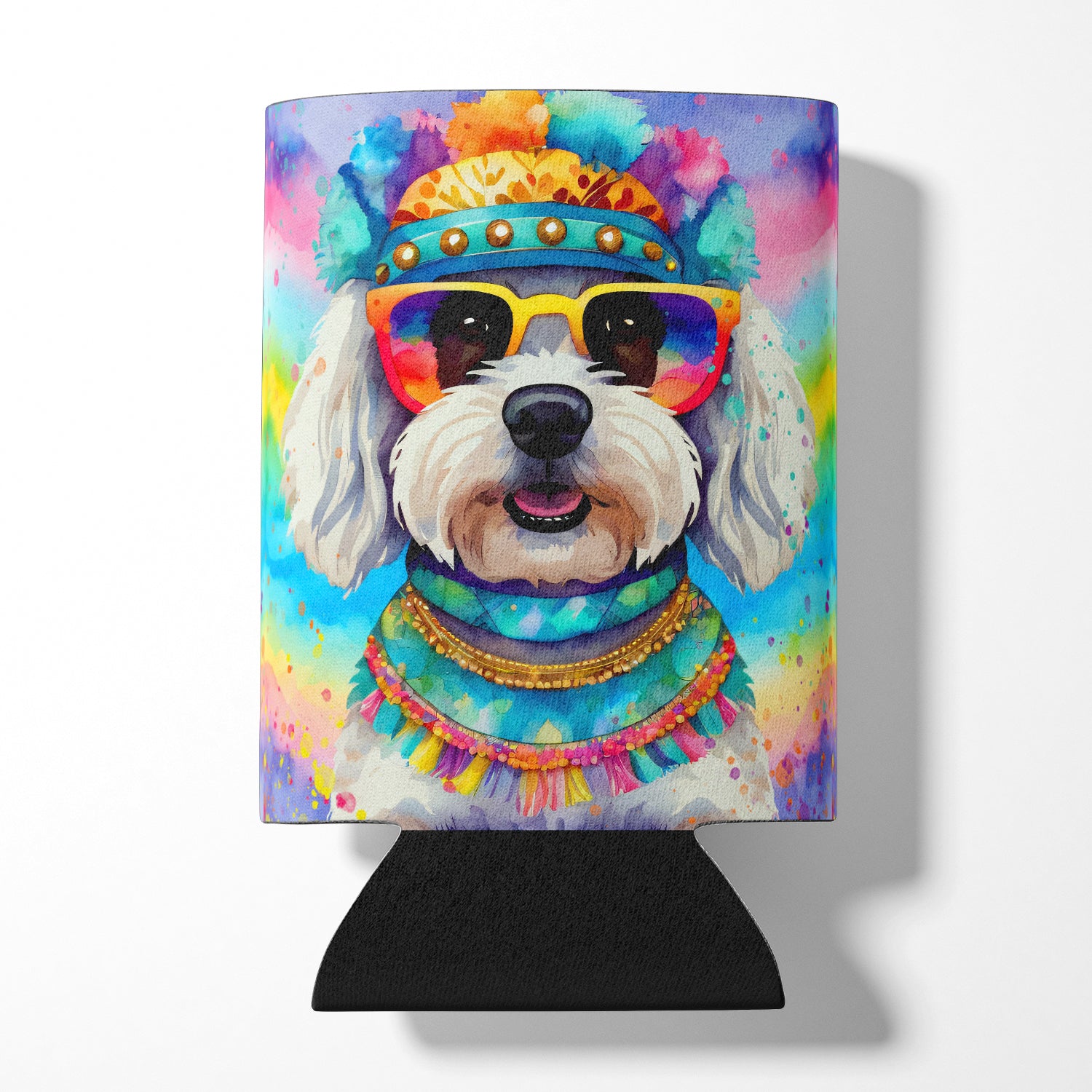 Buy this Bichon Frise Hippie Dawg Can or Bottle Hugger