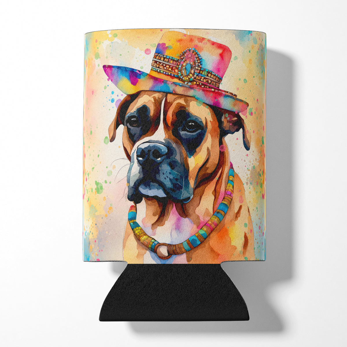 Buy this Boxer Hippie Dawg Can or Bottle Hugger