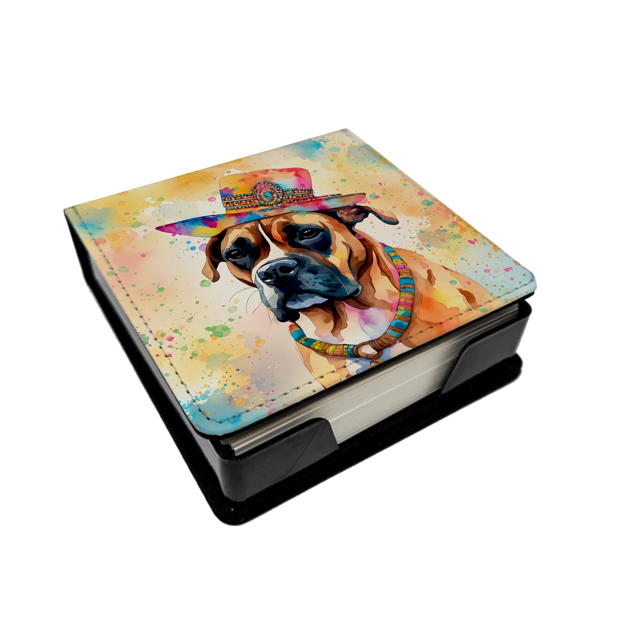 Buy this Boxer Hippie Dawg PU Leather Note Paper Holder