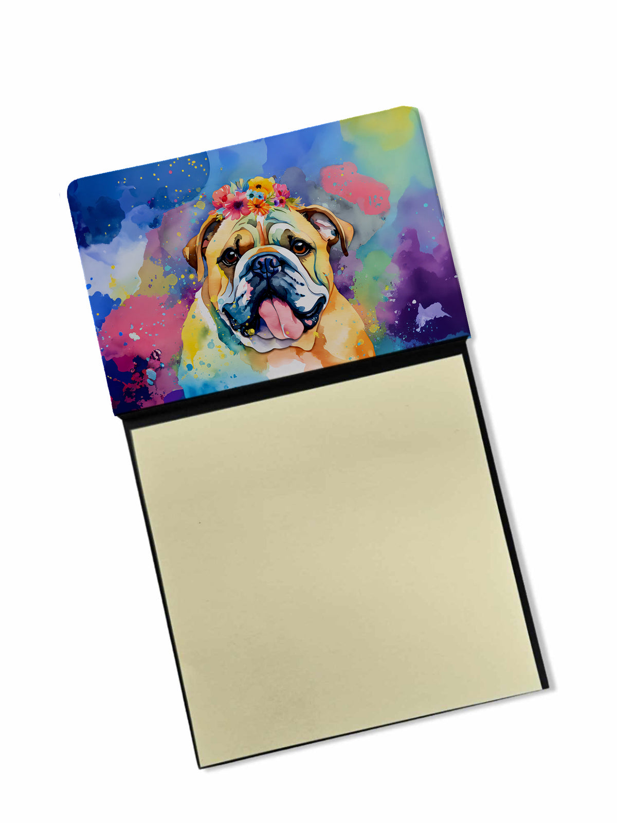 Buy this English Bulldog Hippie Dawg Sticky Note Holder