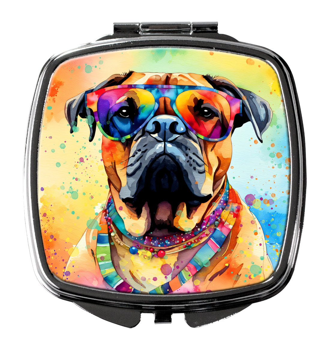 Buy this Bullmastiff Hippie Dawg Compact Mirror