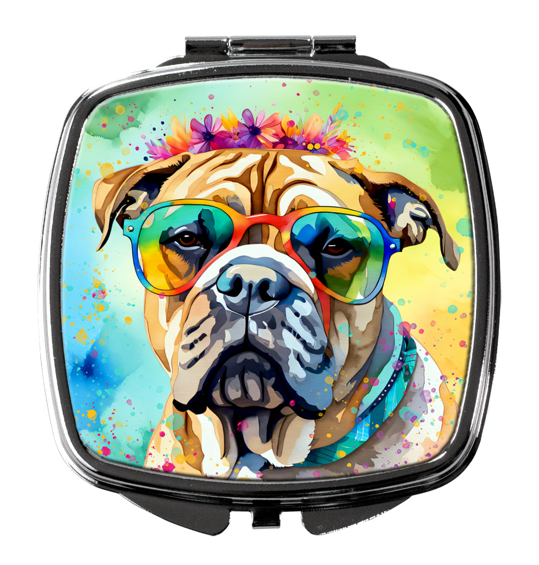 Buy this Bullmastiff Hippie Dawg Compact Mirror