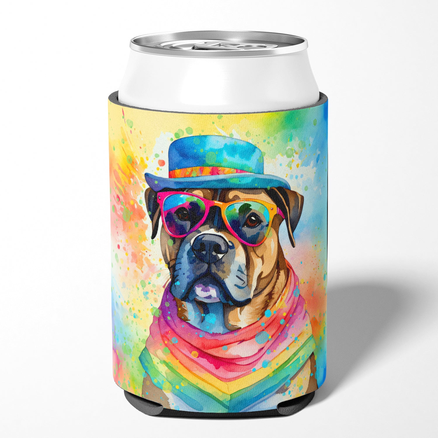 Cane Corso Hippie Dawg Can or Bottle Hugger