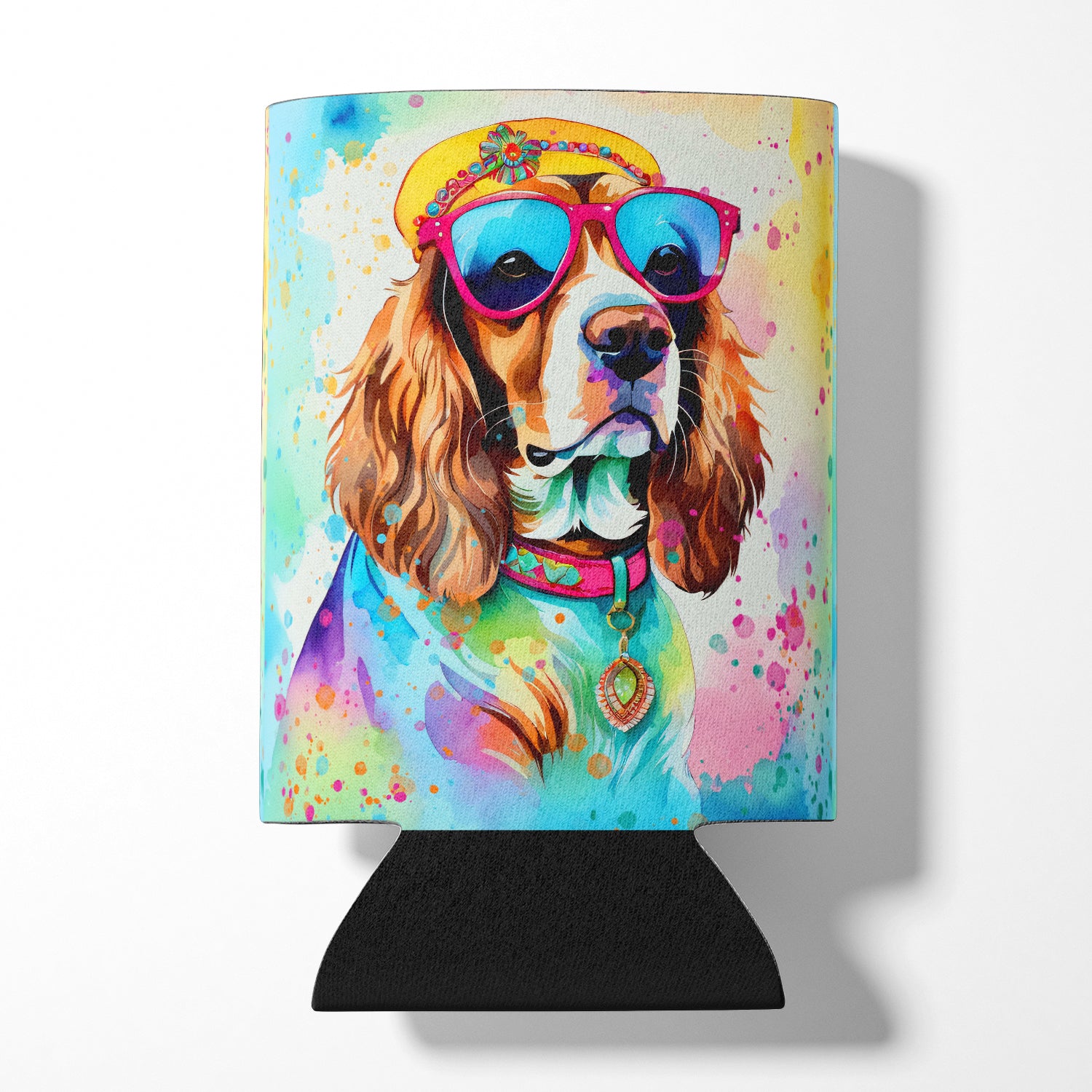 Buy this Cavalier Spaniel Hippie Dawg Can or Bottle Hugger