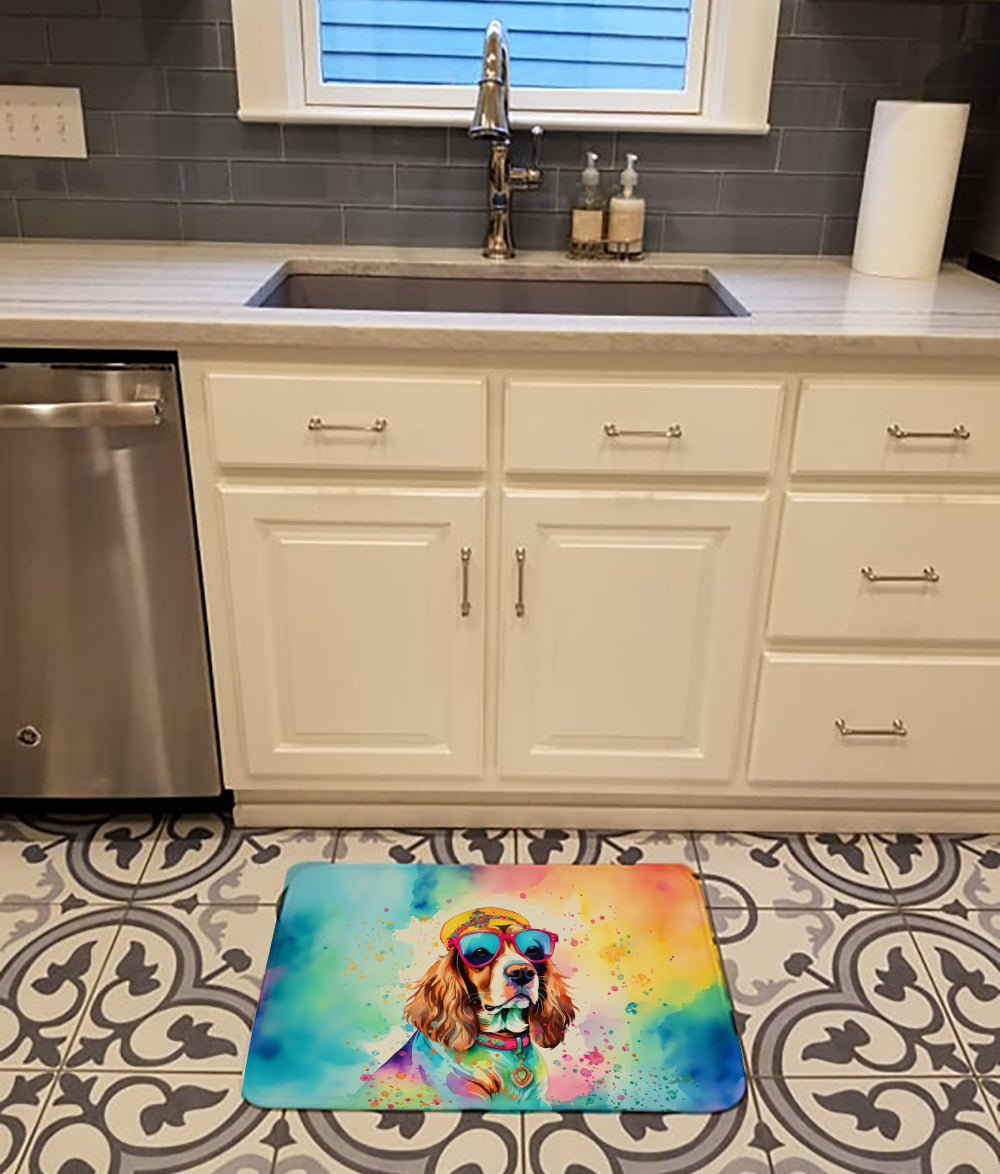 Buy this Cavalier Spaniel Hippie Dawg Memory Foam Kitchen Mat