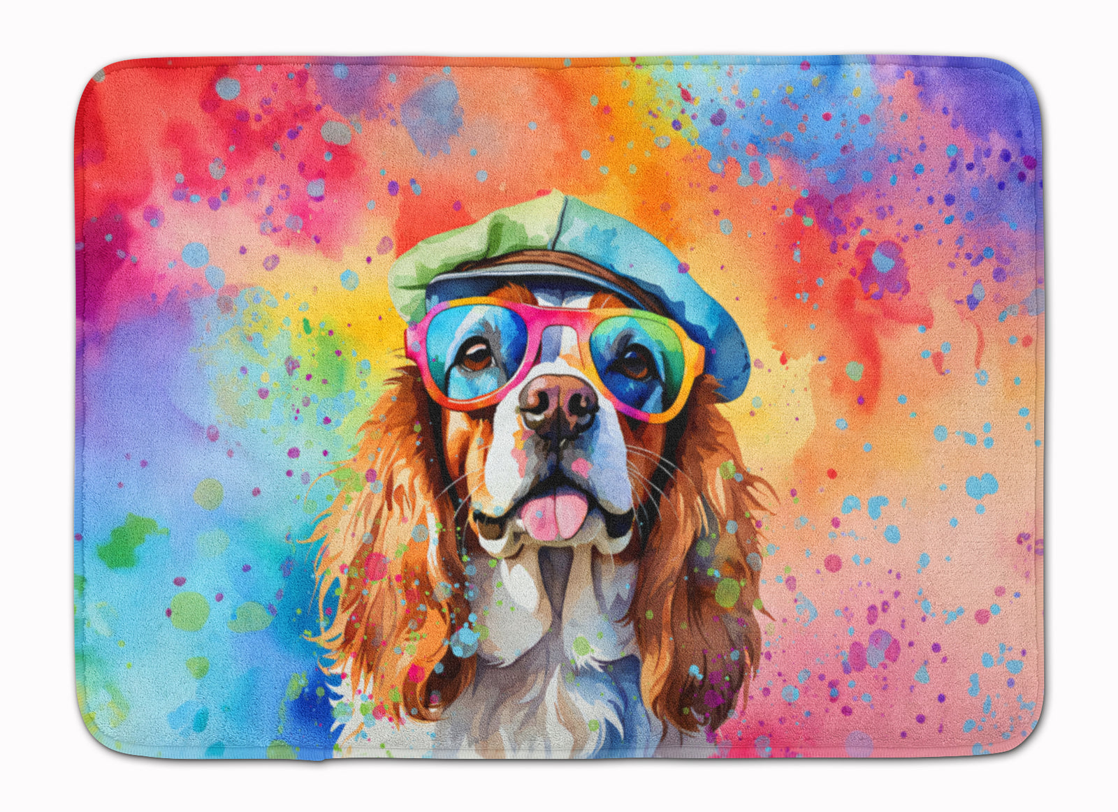 Buy this Cavalier Spaniel Hippie Dawg Memory Foam Kitchen Mat