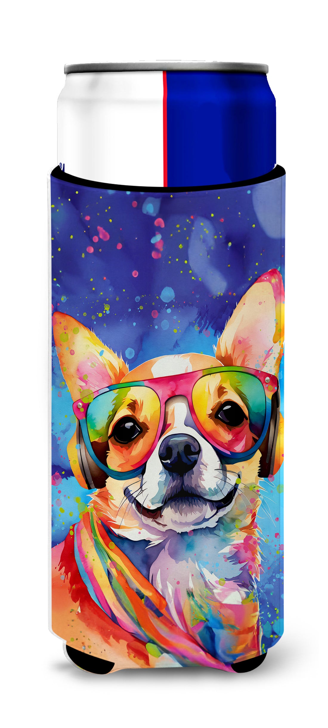 Buy this Chihuahua Hippie Dawg Hugger for Ultra Slim Cans