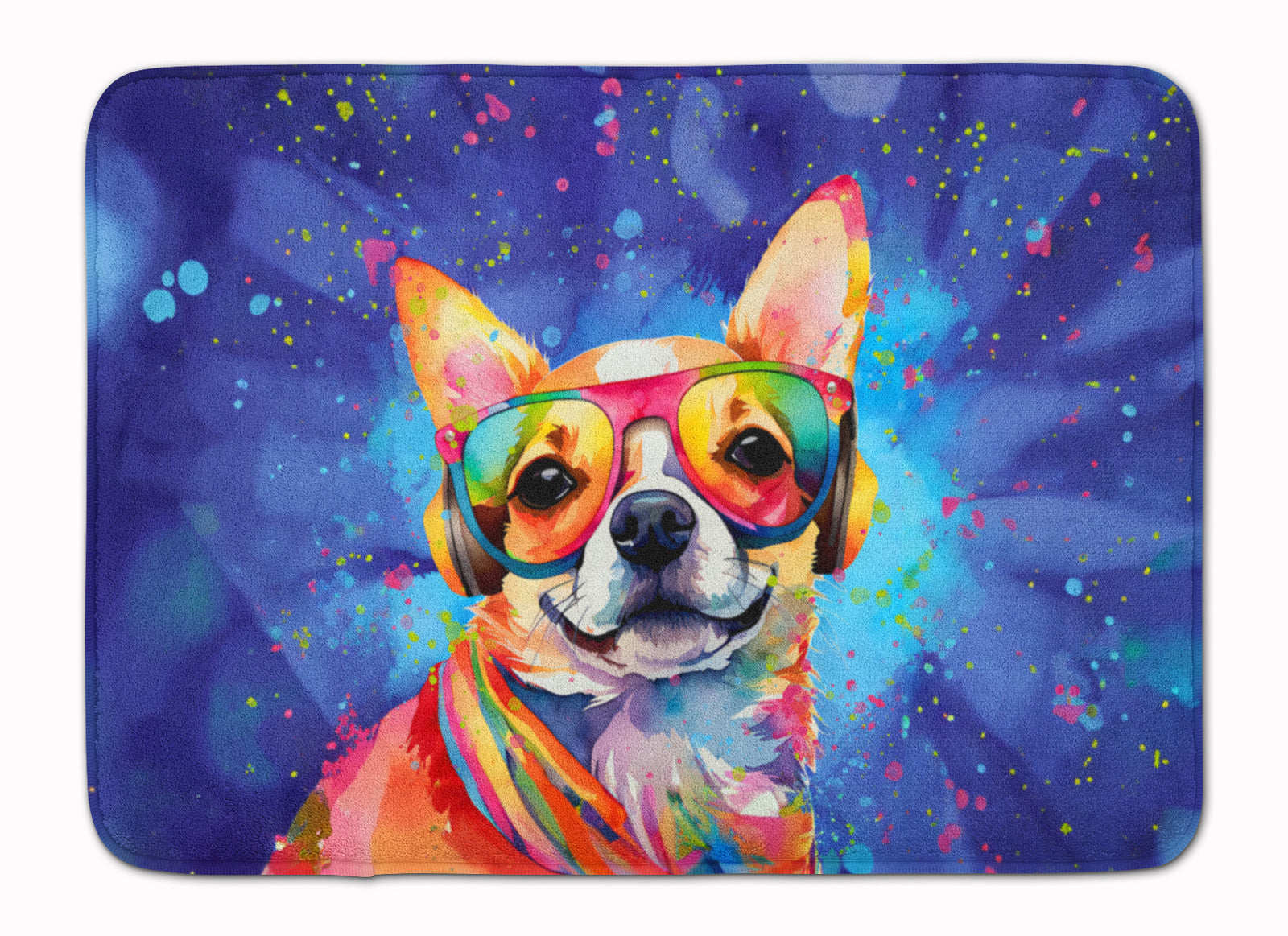 Buy this Chihuahua Hippie Dawg Memory Foam Kitchen Mat