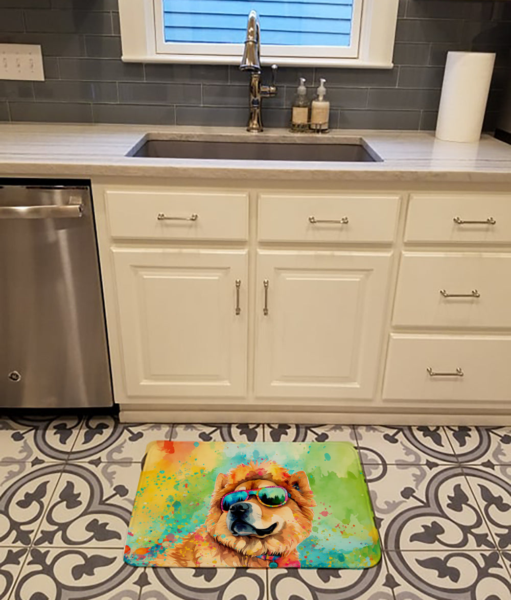 Chow Chow Hippie Dawg Memory Foam Kitchen Mat