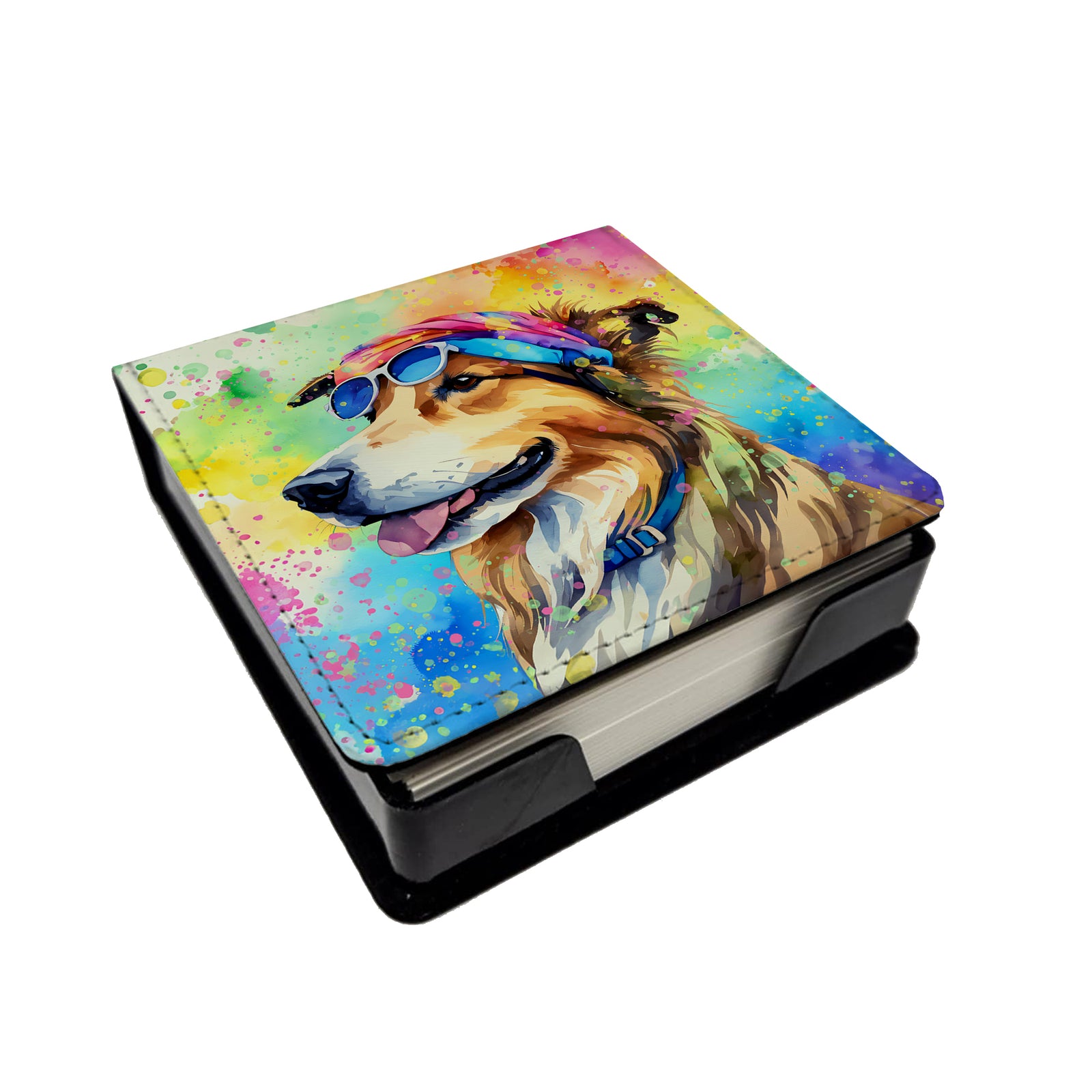 Buy this Collie Hippie Dawg PU Leather Note Paper Holder