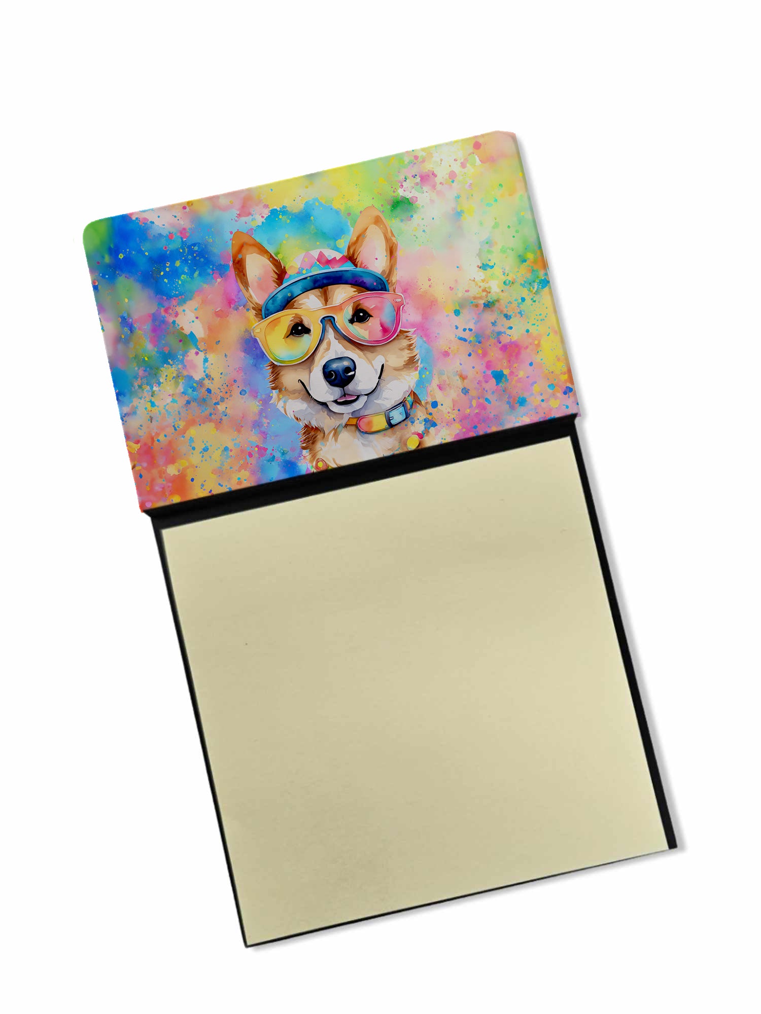 Buy this Corgi Hippie Dawg Sticky Note Holder