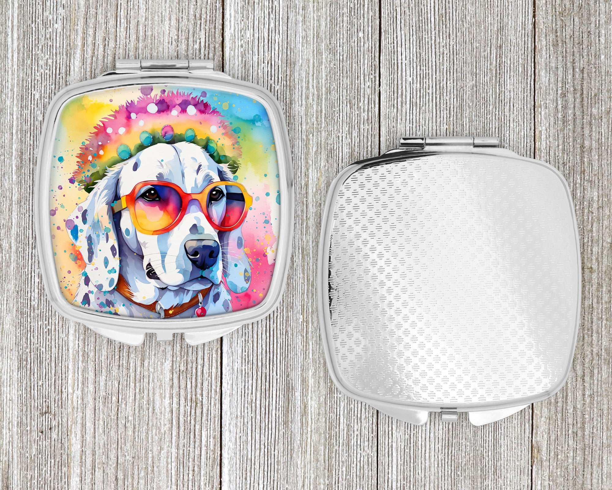 Dalmatian Hippie Dawg Compact Mirror