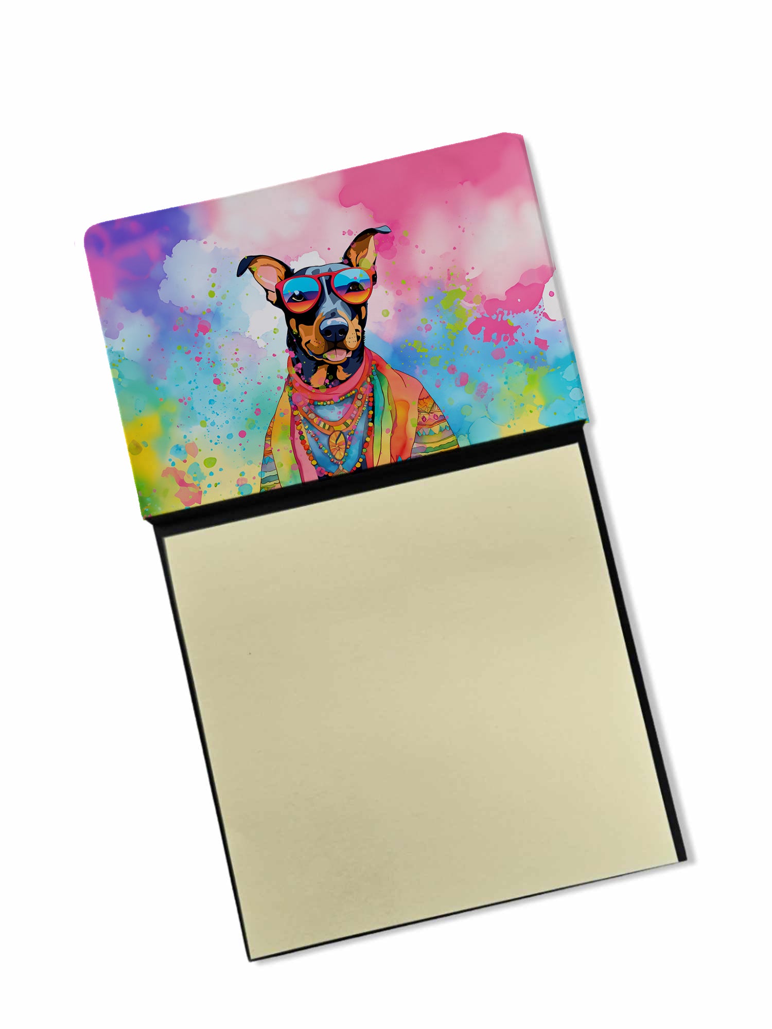 Buy this Doberman Pinscher Hippie Dawg Sticky Note Holder