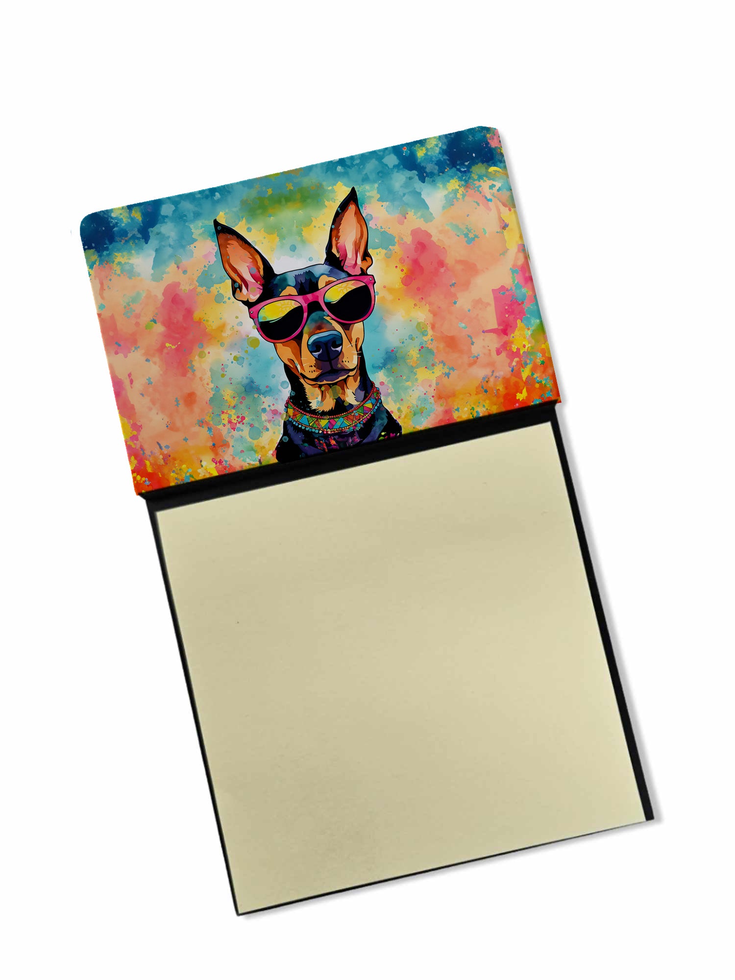 Buy this Doberman Pinscher Hippie Dawg Sticky Note Holder