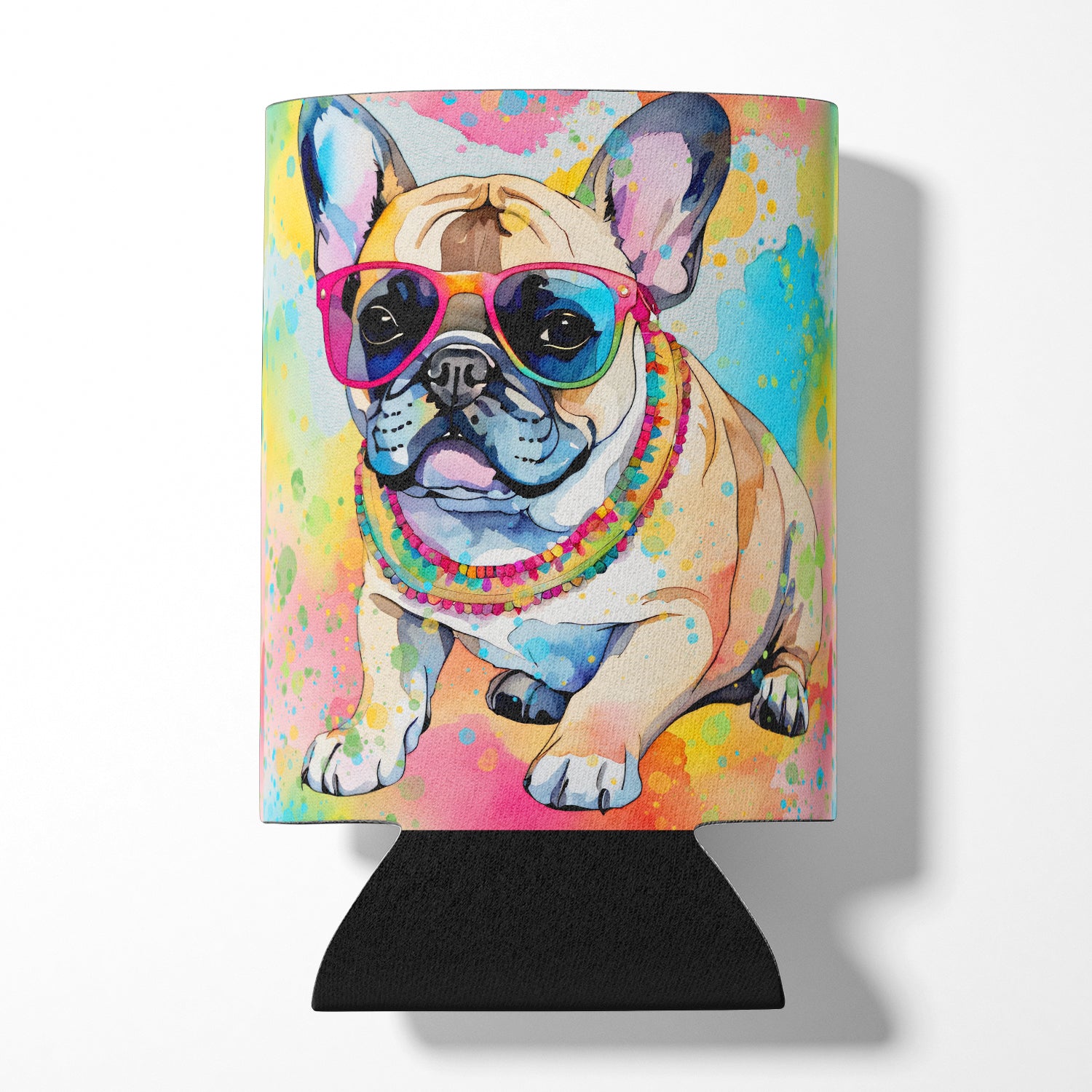 Buy this French Bulldog Hippie Dawg Can or Bottle Hugger