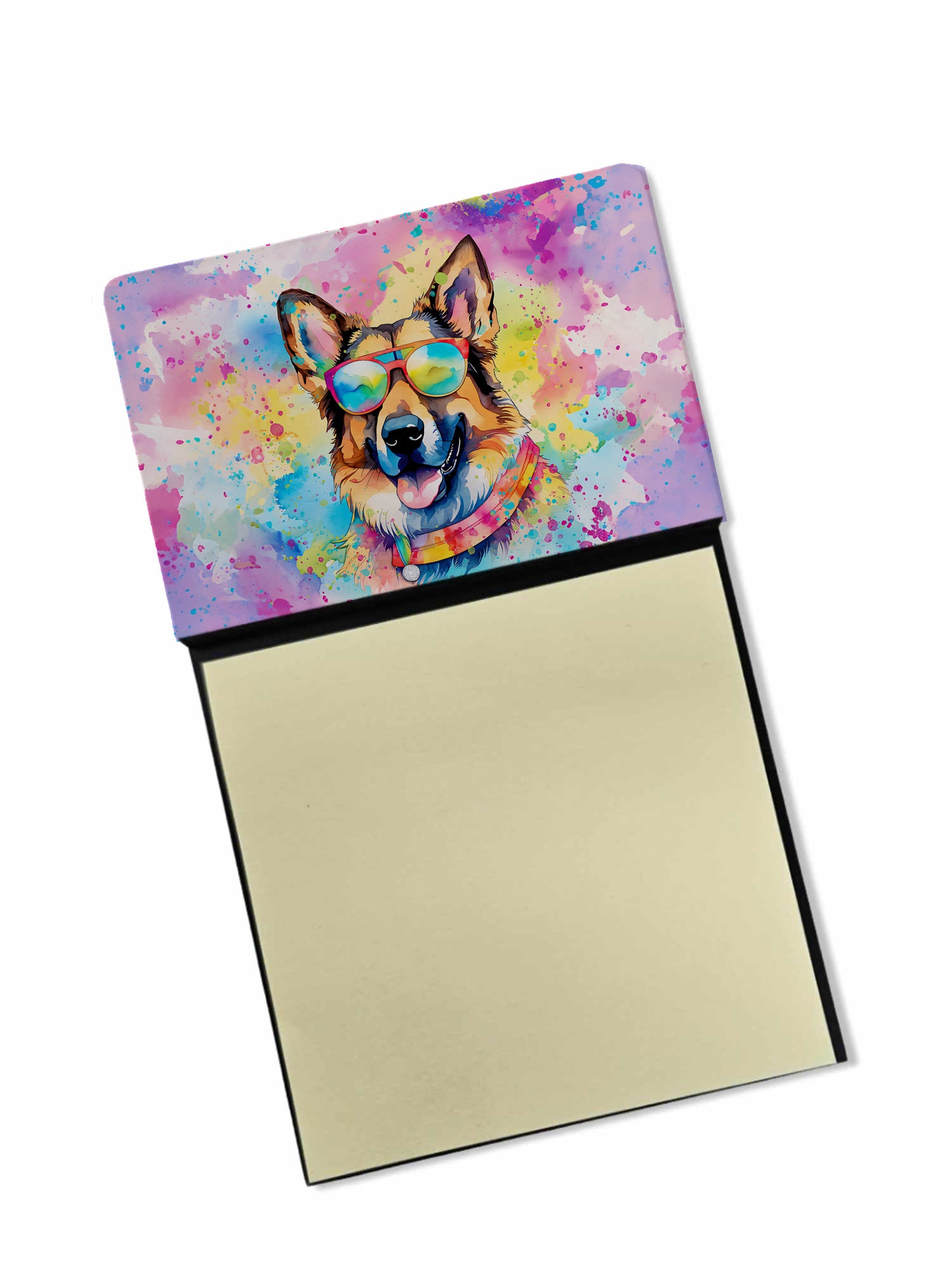 Buy this German Shepherd Hippie Dawg Sticky Note Holder