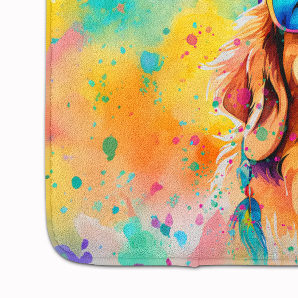 Golden Retriever Hippie Dawg Memory Foam Kitchen Mat