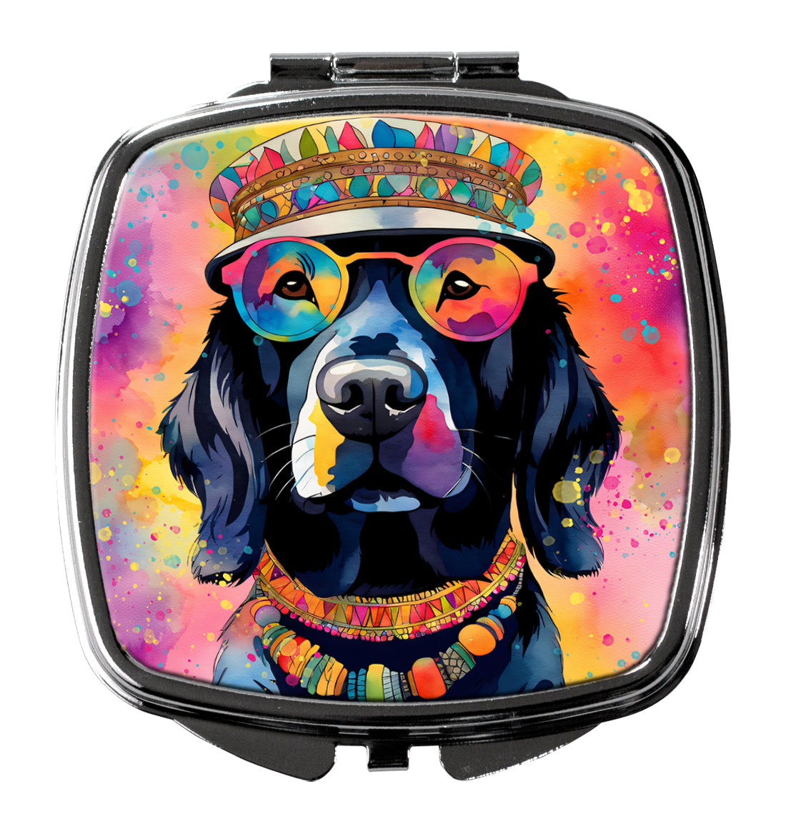 Buy this Black Labrador Hippie Dawg Compact Mirror