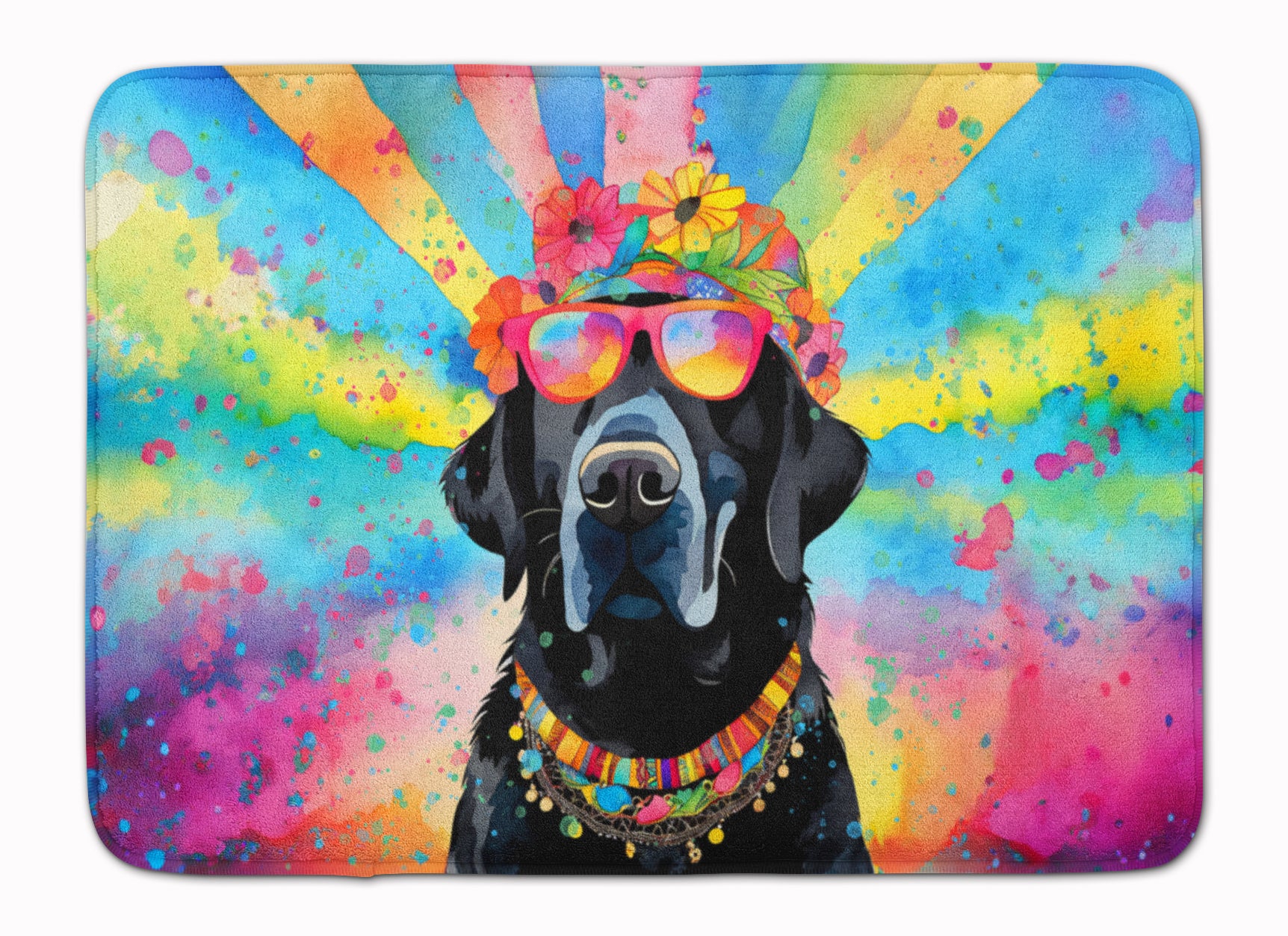 Buy this Black Labrador Hippie Dawg Memory Foam Kitchen Mat