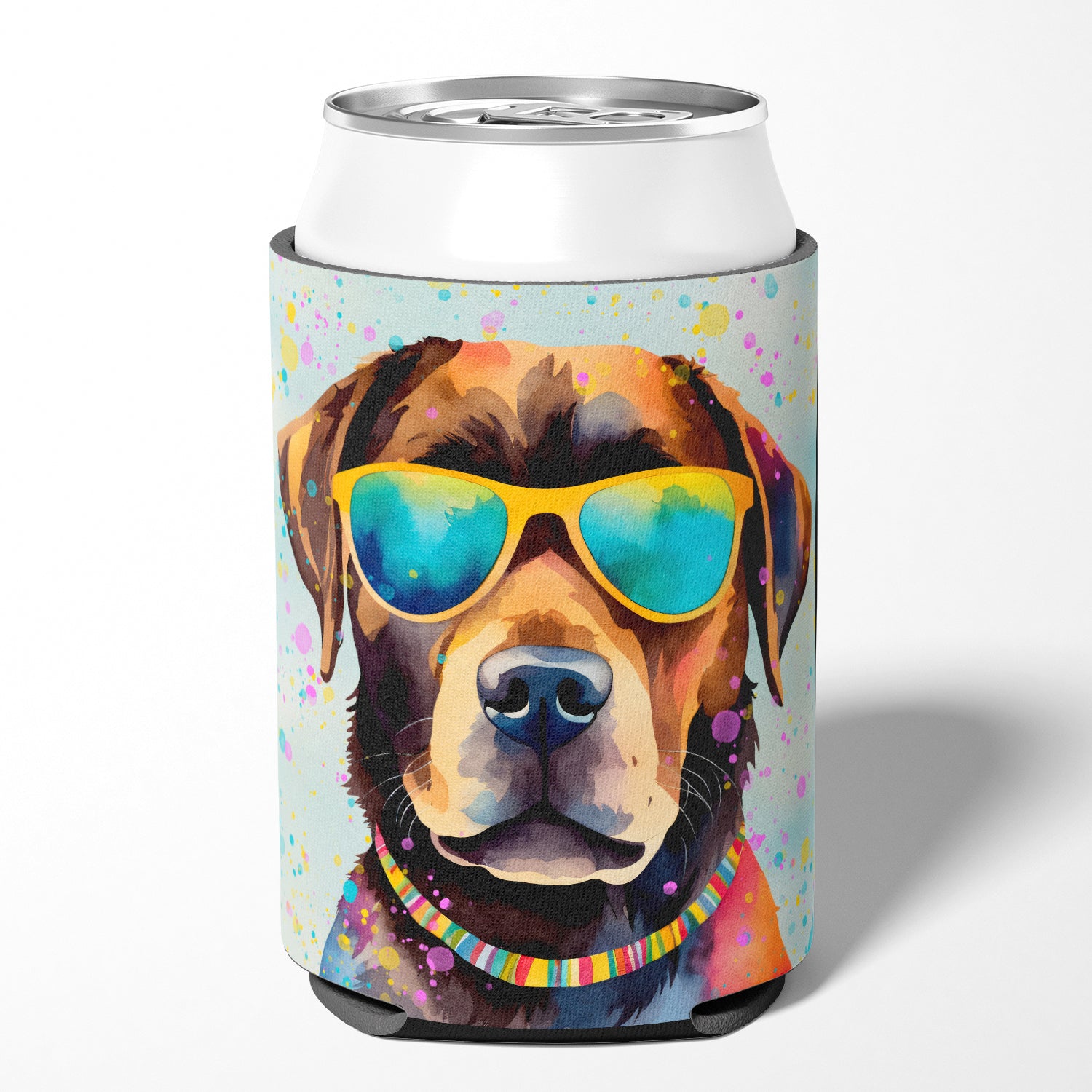 Buy this Chocolate Labrador Hippie Dawg Can or Bottle Hugger