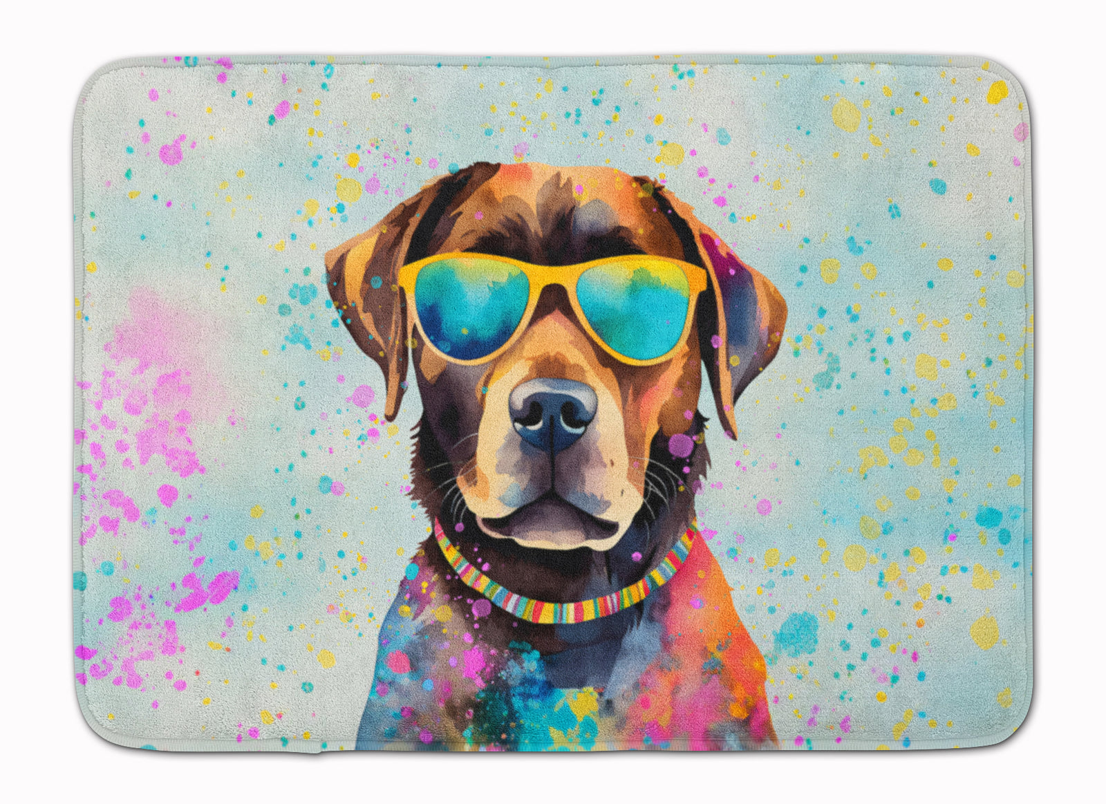 Buy this Chocolate Labrador Hippie Dawg Memory Foam Kitchen Mat