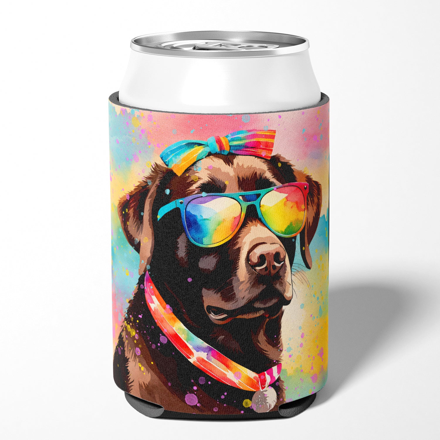 Buy this Chocolate Labrador Hippie Dawg Can or Bottle Hugger