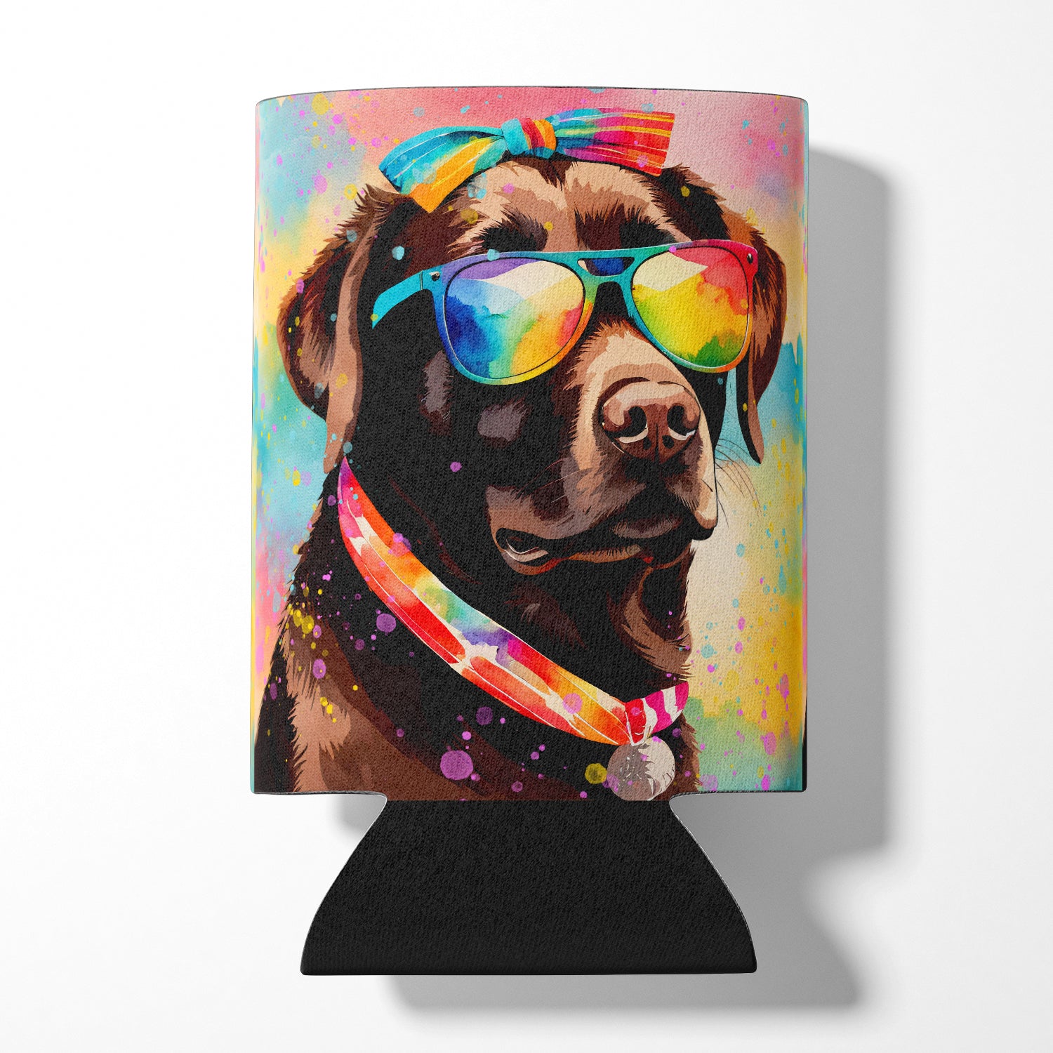 Buy this Chocolate Labrador Hippie Dawg Can or Bottle Hugger