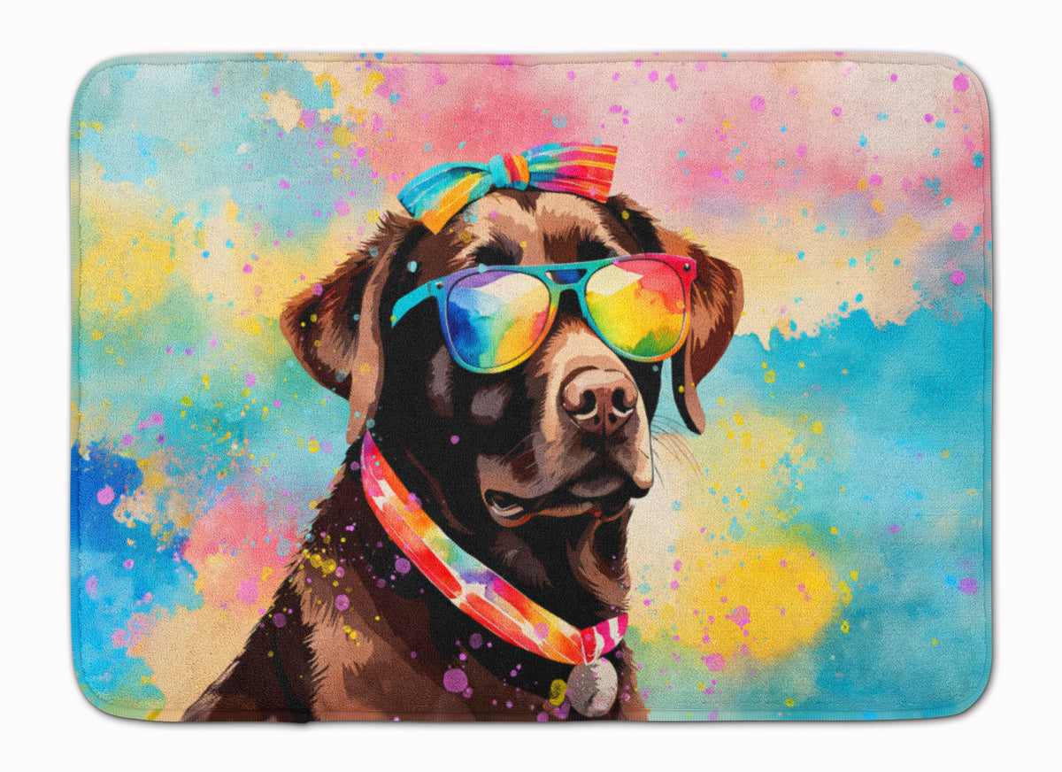 Buy this Chocolate Labrador Hippie Dawg Memory Foam Kitchen Mat