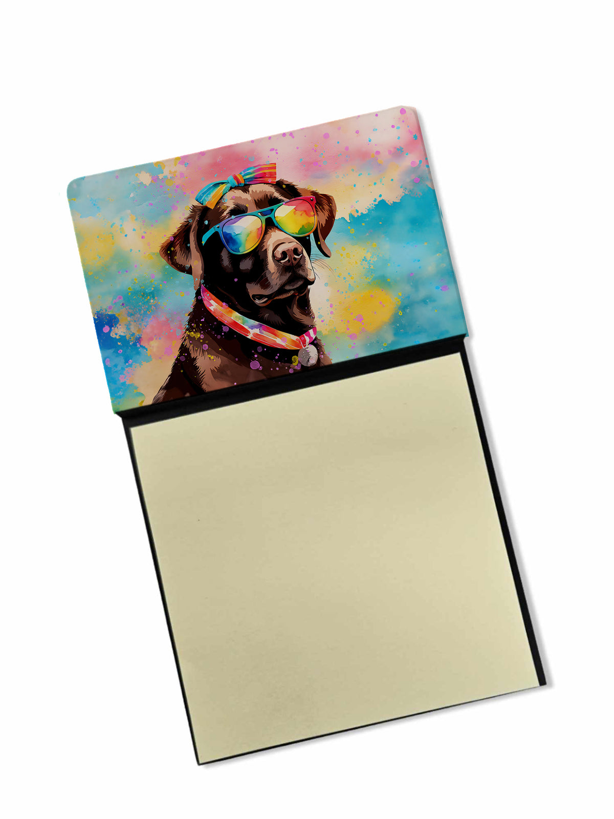 Buy this Chocolate Labrador Hippie Dawg Sticky Note Holder