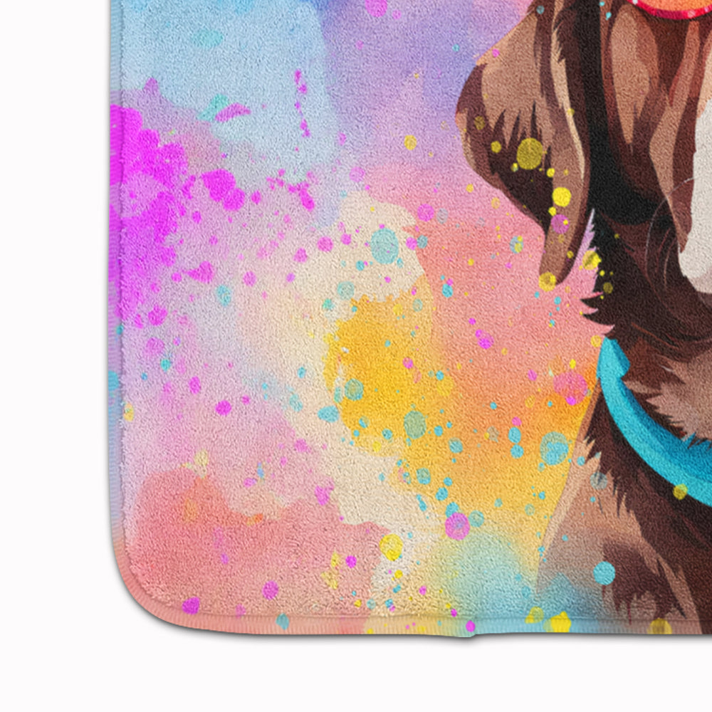 Chocolate Labrador Hippie Dawg Memory Foam Kitchen Mat