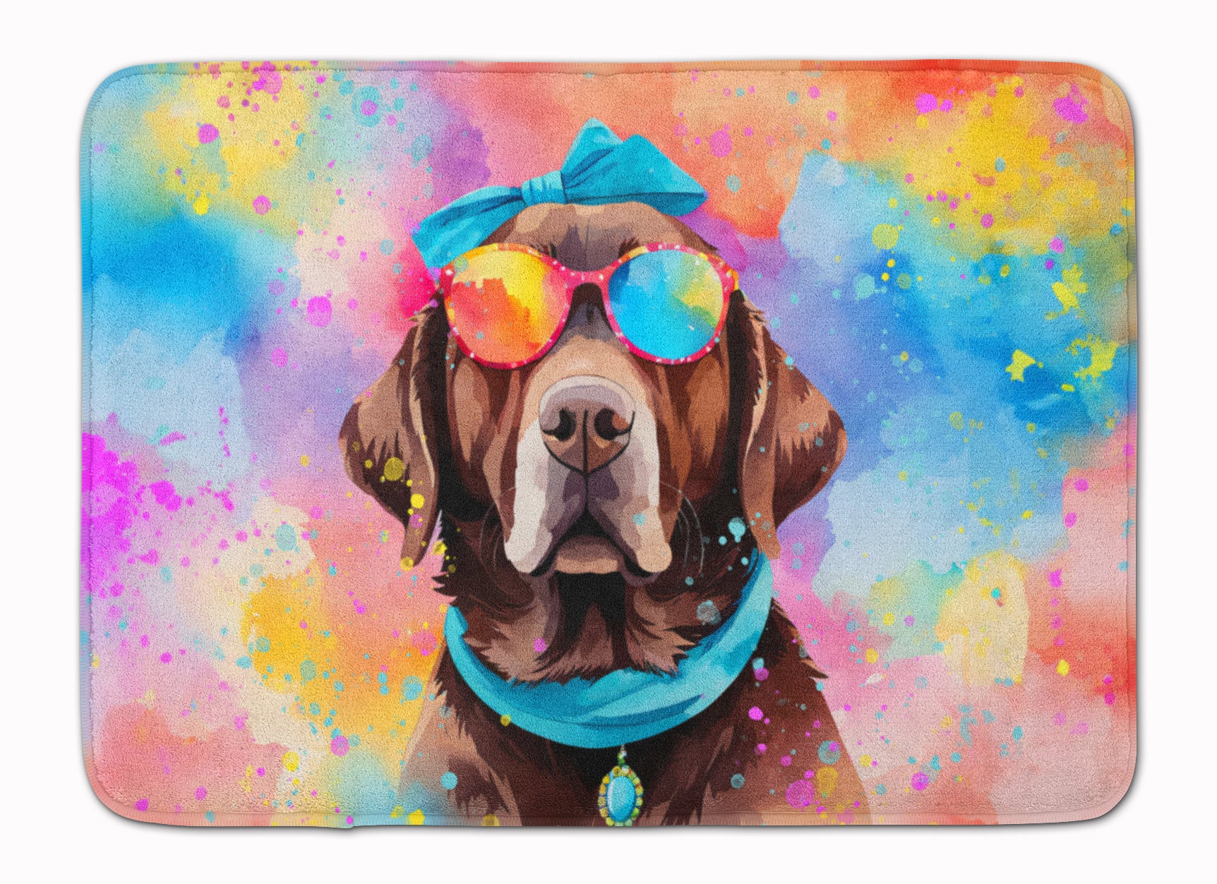 Buy this Chocolate Labrador Hippie Dawg Memory Foam Kitchen Mat