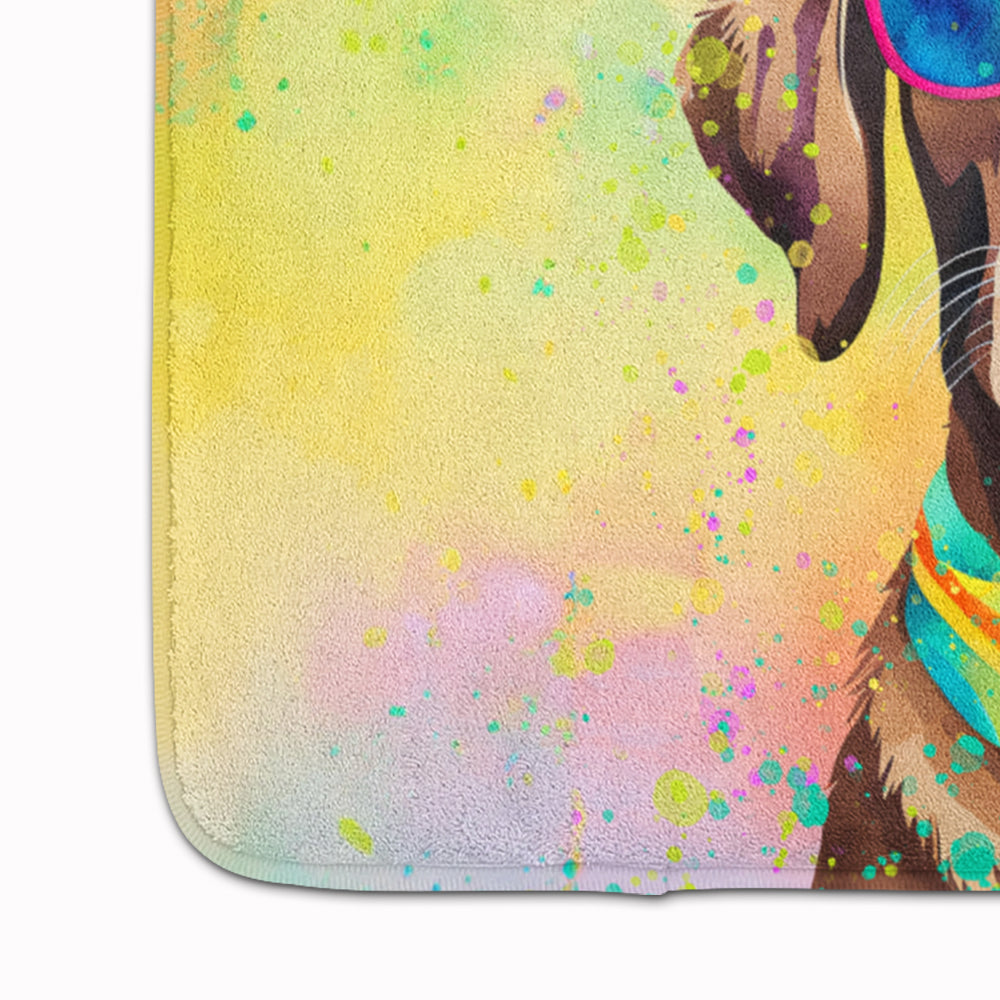 Chocolate Labrador Hippie Dawg Memory Foam Kitchen Mat