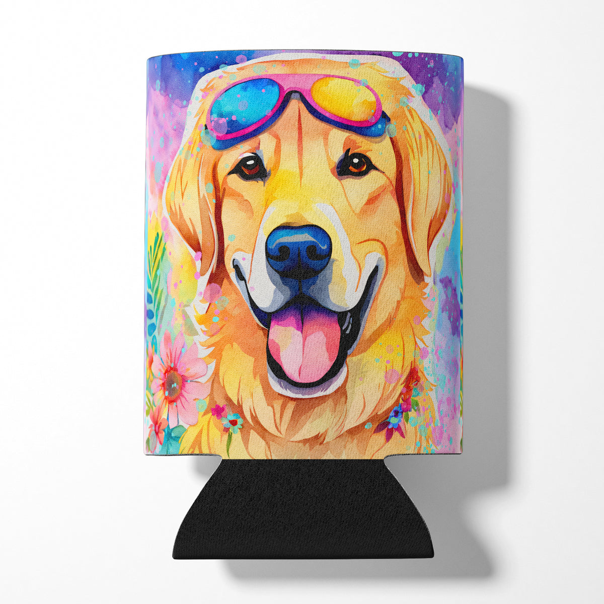 Buy this Yellow Labrador Hippie Dawg Can or Bottle Hugger