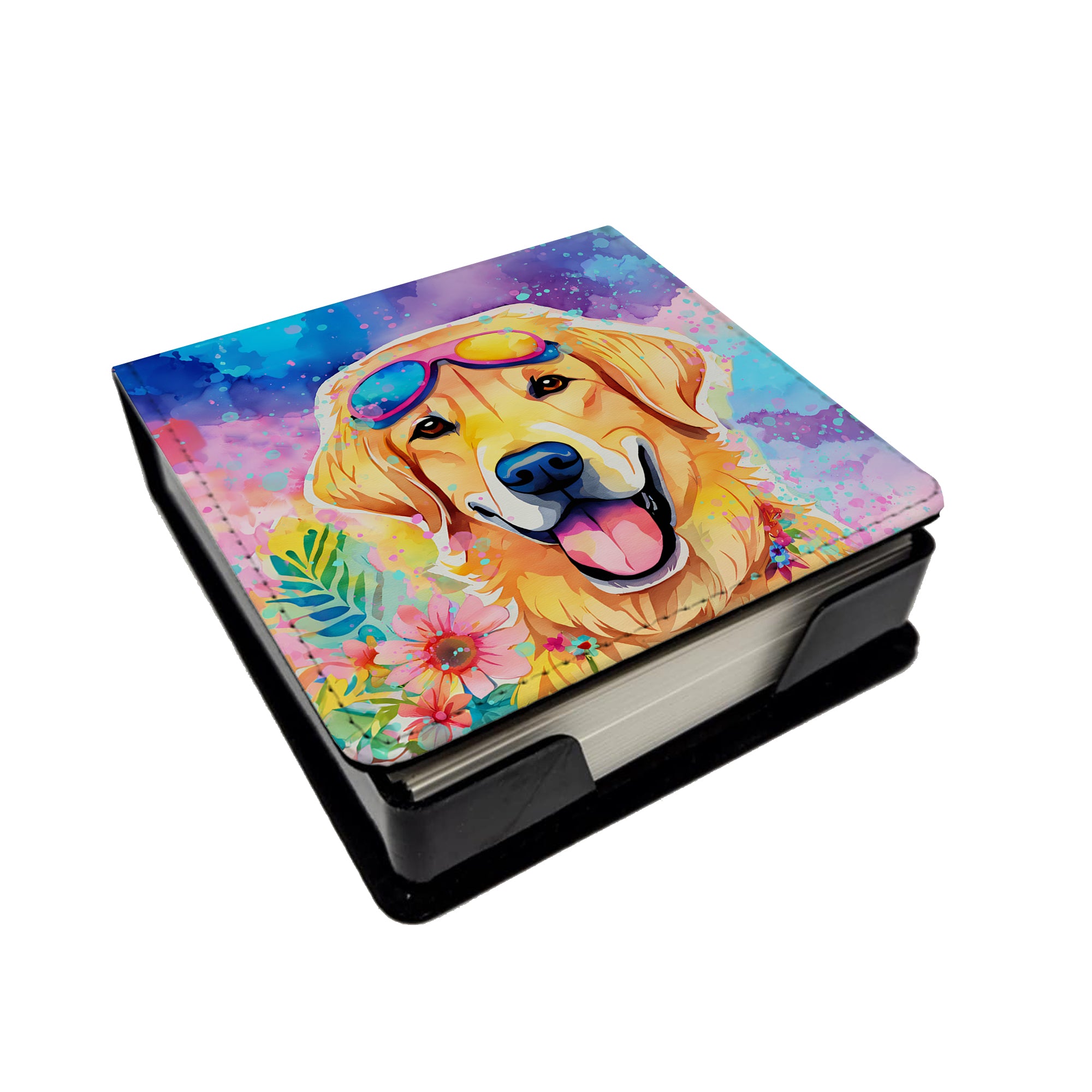 Buy this Yellow Labrador Hippie Dawg PU Leather Note Paper Holder