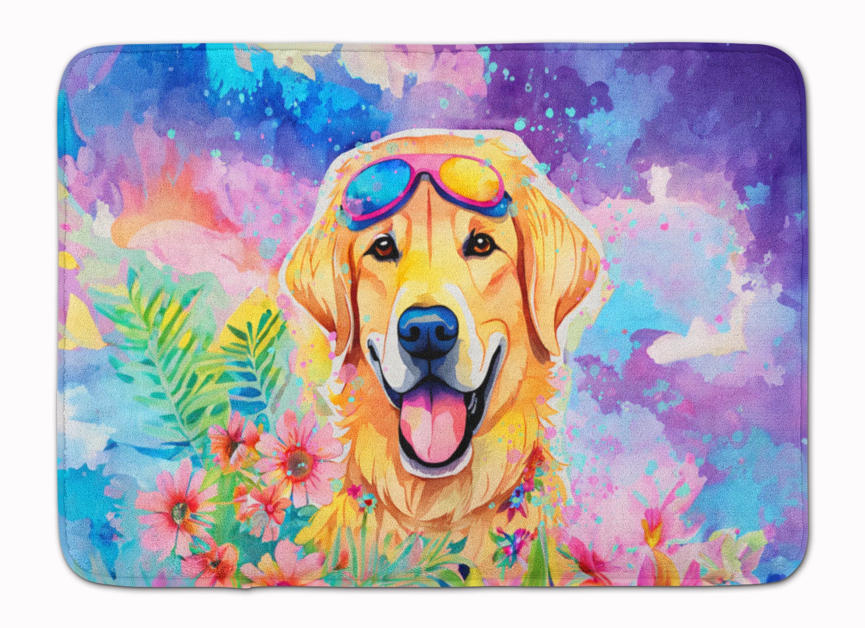 Buy this Yellow Labrador Hippie Dawg Memory Foam Kitchen Mat