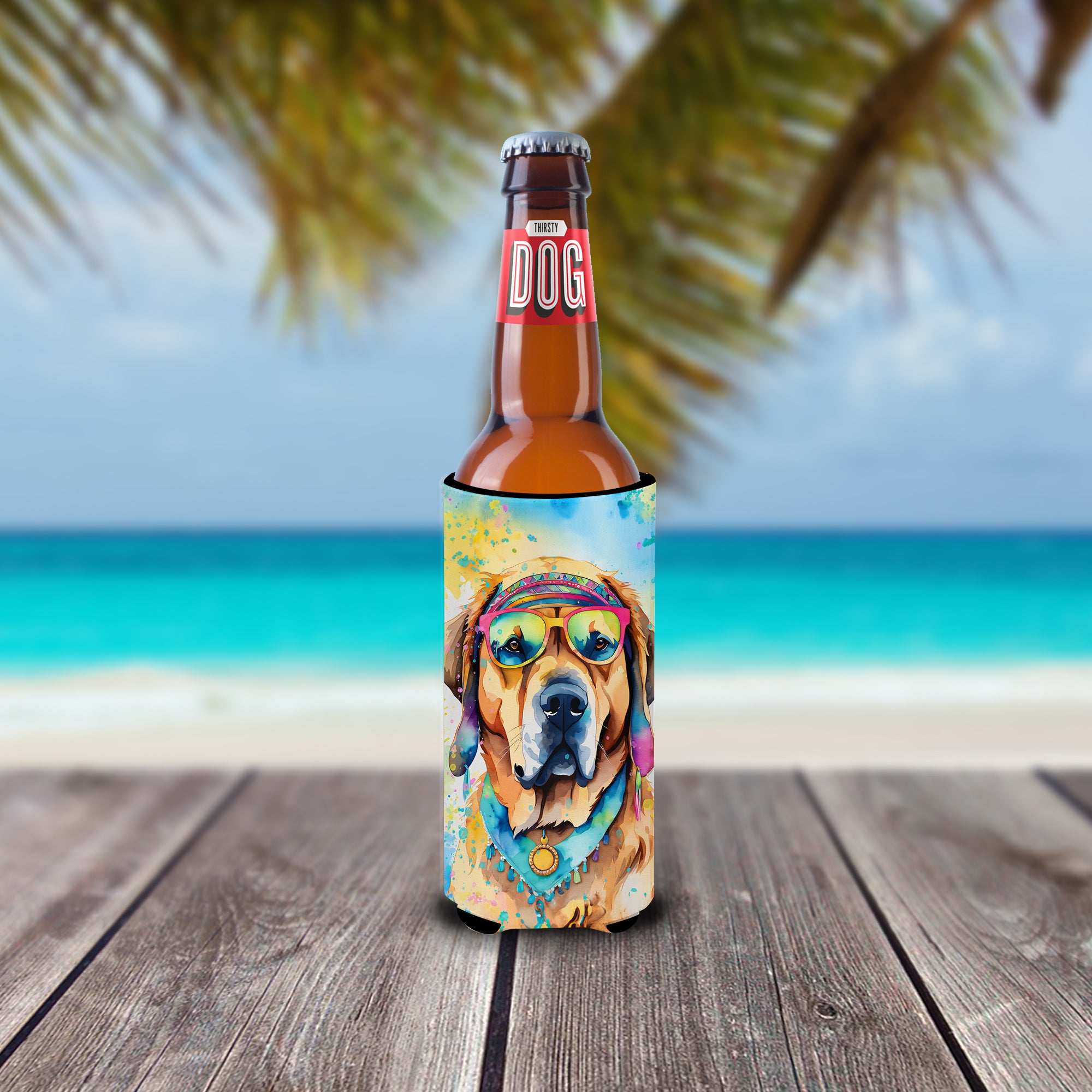 Mastiff Hippie Dawg Hugger for Ultra Slim Cans