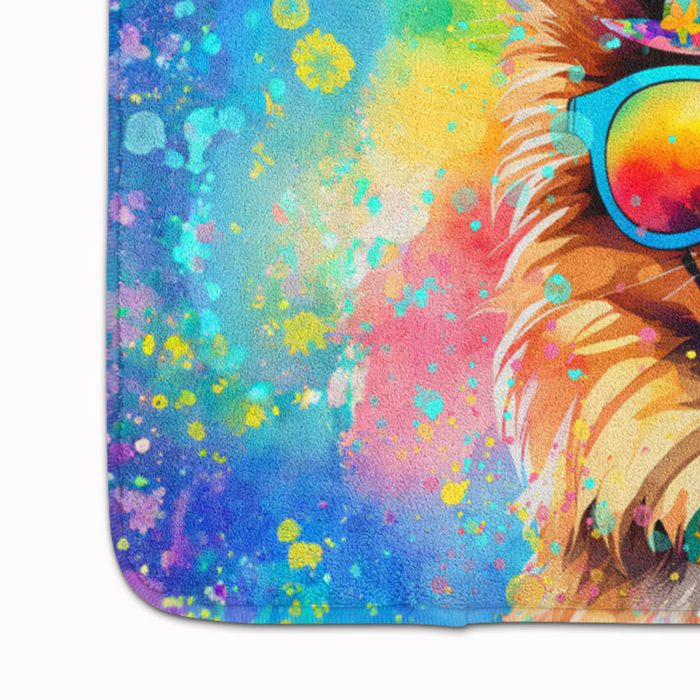 Pomeranian Hippie Dawg Memory Foam Kitchen Mat