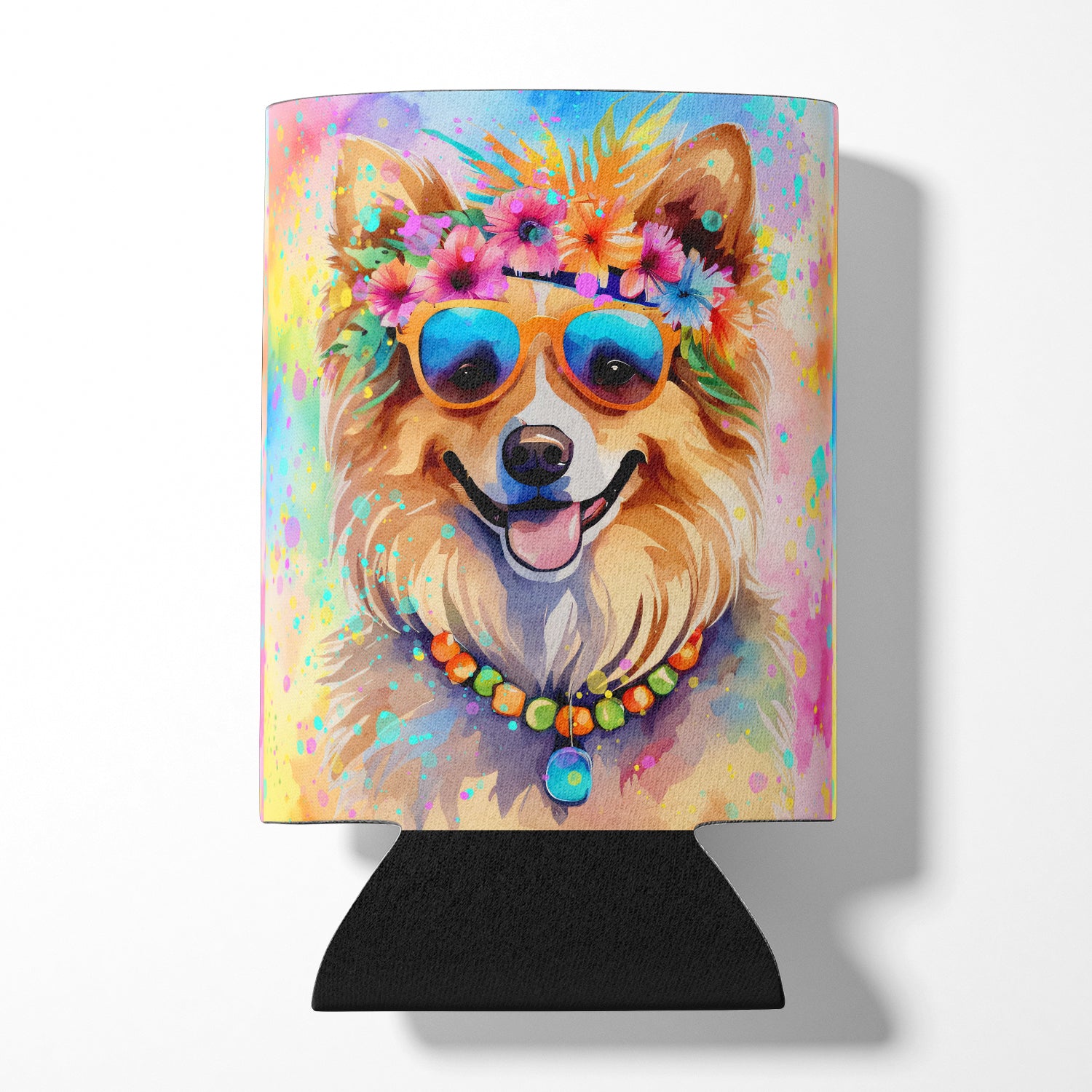 Buy this Pomeranian Hippie Dawg Can or Bottle Hugger