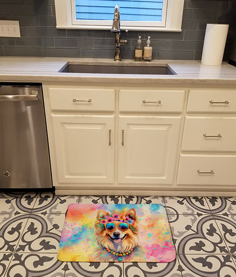 Buy this Pomeranian Hippie Dawg Memory Foam Kitchen Mat