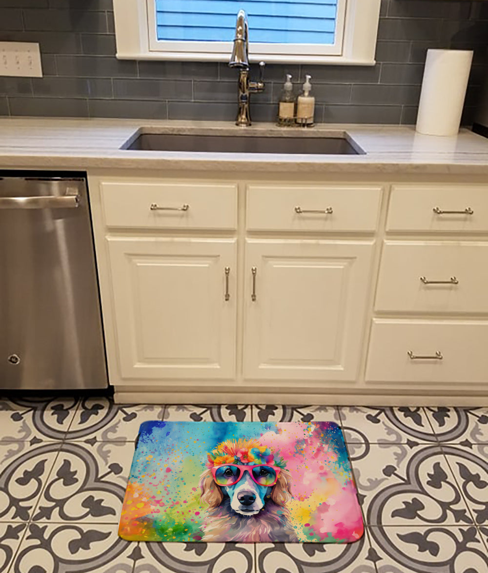 Poodle Hippie Dawg Memory Foam Kitchen Mat