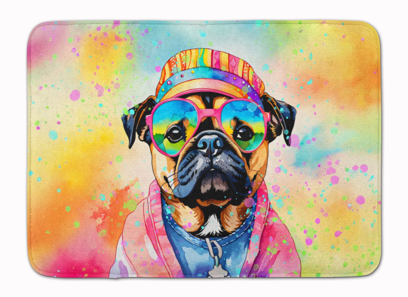 Buy this Pug Hippie Dawg Memory Foam Kitchen Mat