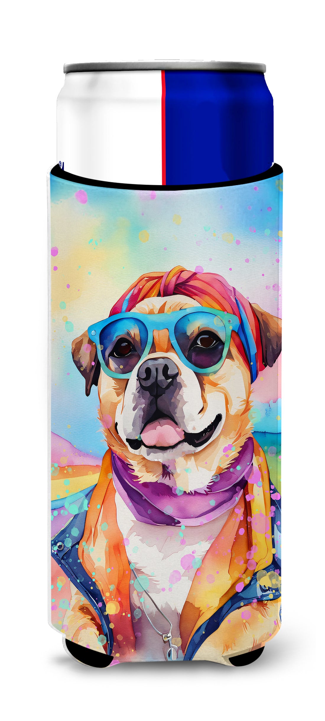 Buy this Pug Hippie Dawg Hugger for Ultra Slim Cans